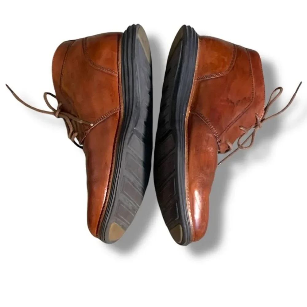 Cole Haan Men’s Original Grand Chukka Boots Brown Leather 8.5W Lace Up Classic